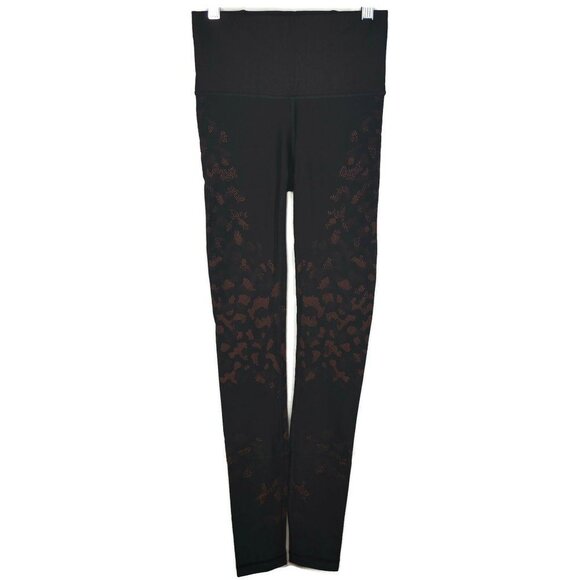 lululemon Mapped Out High Rise Tight 28" Size 4 in Black & Brick Camo - Picture 1 of 4